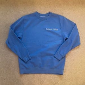 Summer Fridays Self Care Sweatshirt jn blue